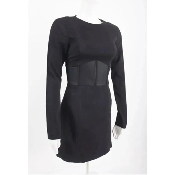 Zara Womens Combination Tulle Mini Dress Fitted - Picture 3 of 6